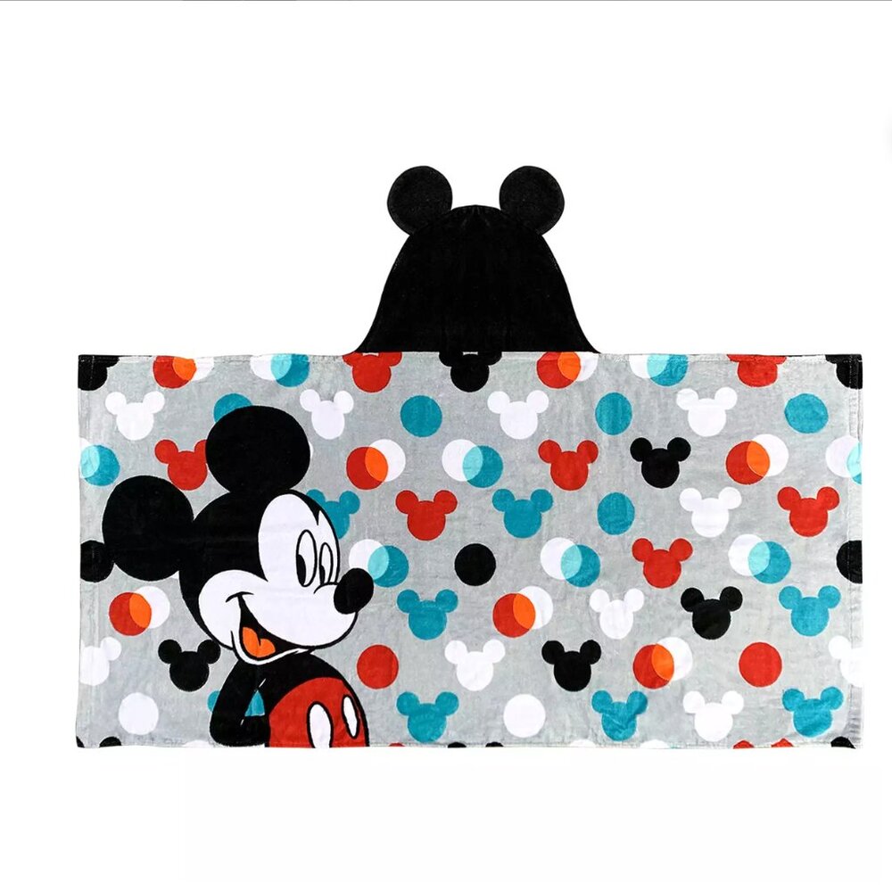 Disney's Mickey Mouse Kids Hooded Towel By The Big One®